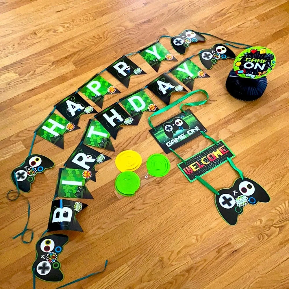 Birthday Party Decorations Video Game Theme